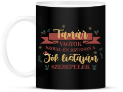 printfashion A jók listája - Szakmával - Bögre - Fekete (9479884)