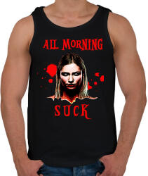 printfashion all morning suck - Férfi atléta - Fekete (1536039)