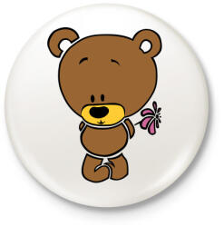 printfashion Maci2 - Kitűző, hűtőmágnes - Fehér (3082131)