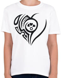 printfashion Maori szív4 - Gyerek póló - Fehér (4984204)