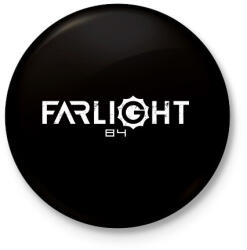 printfashion Farlight84 logó - Kitűző, hűtőmágnes - Fekete (16023875)