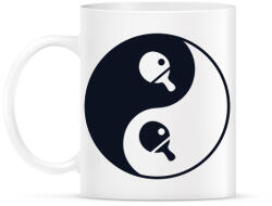 printfashion Jin Jang - Pingpong - Bögre - Fehér (6992688)