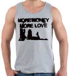 printfashion More Money More Love - Férfi atléta - Sport szürke (16558983)