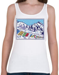 printfashion Himalája - Női atléta - Fehér (6118143)