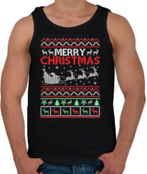 printfashion karácsonyi - Férfi atléta - Fekete (14981087)