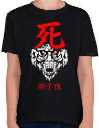 printfashion Sekiro-Guardian ape - Gyerek póló - Fekete (2520392)