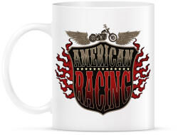 printfashion Amerikai verseny - Bögre - Fehér (788270)