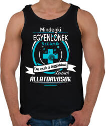 printfashion Állatorvos - Férfi atléta - Fekete (1841255)