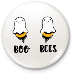 printfashion Boo Bees - Kitűző, hűtőmágnes - Fehér (16680958)