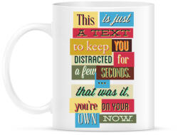 printfashion Vicces Felirat - Bögre - Fehér (4130982)