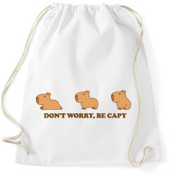 printfashion Capybara 02 - Sportzsák, Tornazsák - Fehér (14460309)