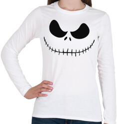 printfashion Devil smile - Női hosszú ujjú póló - Fehér (2318520)