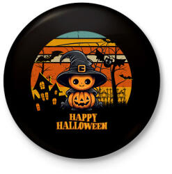 printfashion Töki Halloween - Kitűző, hűtőmágnes - Fekete (14248482)