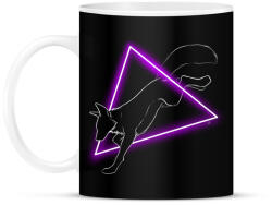 printfashion Róka - Bögre - Fekete (4805888)