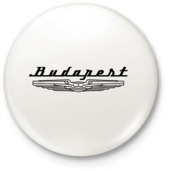 printfashion budapest-ikarus-black - Kitűző, hűtőmágnes - Fehér (3076695)