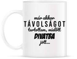 printfashion Távolságtartás - Bögre - Fehér (2916832)