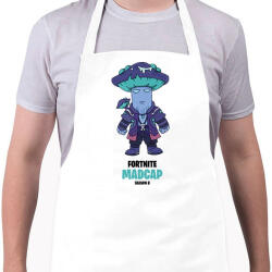 printfashion Madcap - Fortnite Season 8 - Kötény - Fehér (5698453)