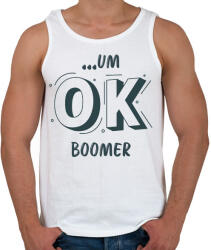 printfashion um OK boomer - Férfi atléta - Fehér (7275769)