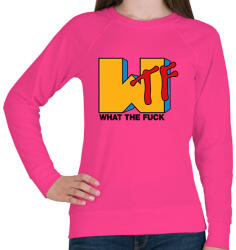 printfashion WTF - Női pulóver - Fukszia (2361661)