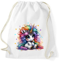 printfashion Cuki egyszarvú - Sportzsák, Tornazsák - Fehér (15743228)