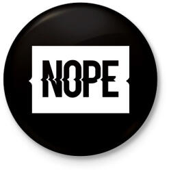 printfashion NOOE. png - Kitűző, hűtőmágnes - Fekete (3092106)