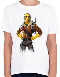 printfashion Fortnite Player - Gyerek póló - Fehér (2002331)