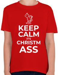 printfashion KEEP CALM ITS CHRISTMASS - Gyerek póló - Piros (10758341)