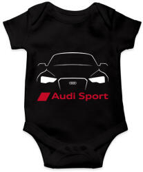 printfashion Audi Sport - Baba Body - Fekete (1977787)