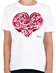 printfashion Szív - Gyerek póló - Fehér (702540)