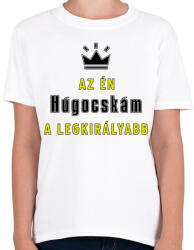 printfashion Az én húgocskám - Gyerek póló - Fehér (3618524)