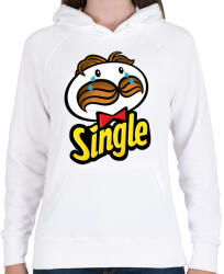 printfashion Single - Női kapucnis pulóver - Fehér (5195191)