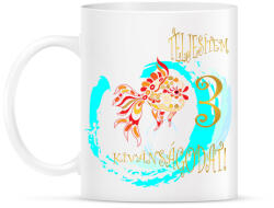 printfashion Három kívánság - Bögre - Fehér (13569001)