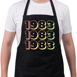 printfashion 1983 - Kötény - Fekete (12737125)