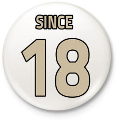 printfashion Házassági évforduló - második fele - Kitűző, hűtőmágnes - Fehér (13529778)