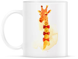 printfashion Elegant giraffe - Bögre - Fehér (788663)