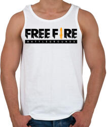 printfashion Free Fire - Férfi atléta - Fehér (2502344)