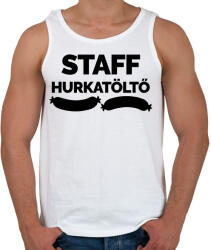 printfashion Hurkatöltő Staff - Férfi atléta - Fehér (2151702)