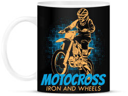 printfashion Motocross - Bögre - Fekete (13740297)