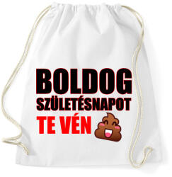 printfashion Boldog születésnapot te. . - Sportzsák, Tornazsák - Fehér (5380952)
