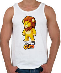 printfashion Stumble Guys - Leonidas - Férfi atléta - Fehér (16084297)