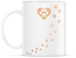 printfashion Tappancsok - Bögre - Fehér (790190)