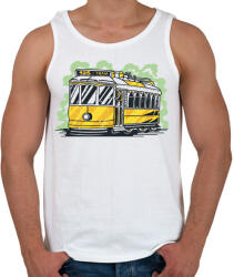 printfashion Villamos - Férfi atléta - Fehér (6869669)