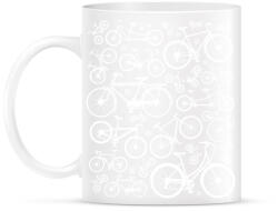 printfashion Biciklik - Bögre - Fehér (7629783)