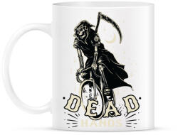 printfashion Biciklis Kaszás - Bögre - Fehér (787267)