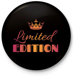 printfashion LIMITED EDITION - Kitűző, hűtőmágnes - Fekete (3844300)