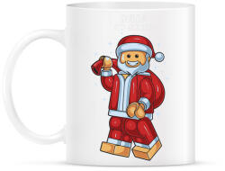 printfashion Lego Télapó - Bögre - Fehér (788096)