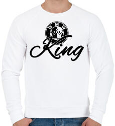 printfashion BMW KING - Férfi pulóver - Fehér (2198702)