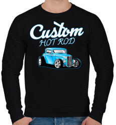 printfashion Classic car - Férfi pulóver - Fekete (4237568)