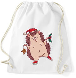 printfashion Karácsonyi süni - Sportzsák, Tornazsák - Fehér (5567059)