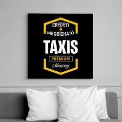 printfashion Taxis prémium minőség - Vászonkép - Fekete (6647945)